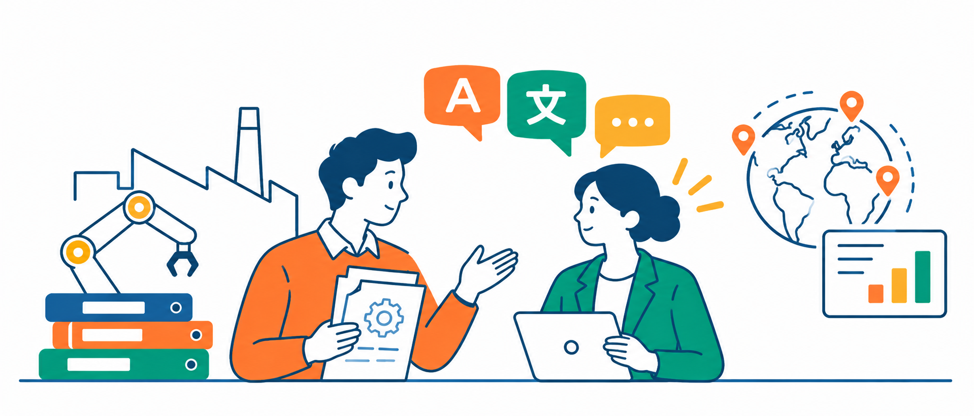 Traductions et interprétariat pour les entreprises et l’industrie